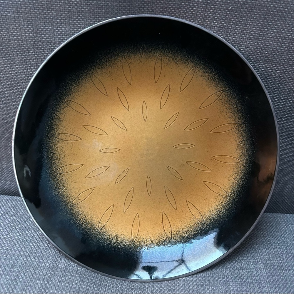 1955 TOWLE by Earl Pardon Tazze Dish Enamel Silverplate MCM  #1101257A